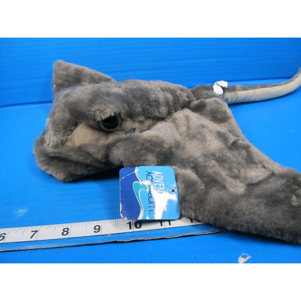 Adventure Newport Aquarium 20" Gray Sting Ray Plush Stuffed Animal w/Tag